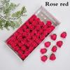 50pc/box Soap Rose Heads Romantic Wedding Valentine's Day Gift Wedding Banquet Home Decoration Holding Flowers Artificial Flower