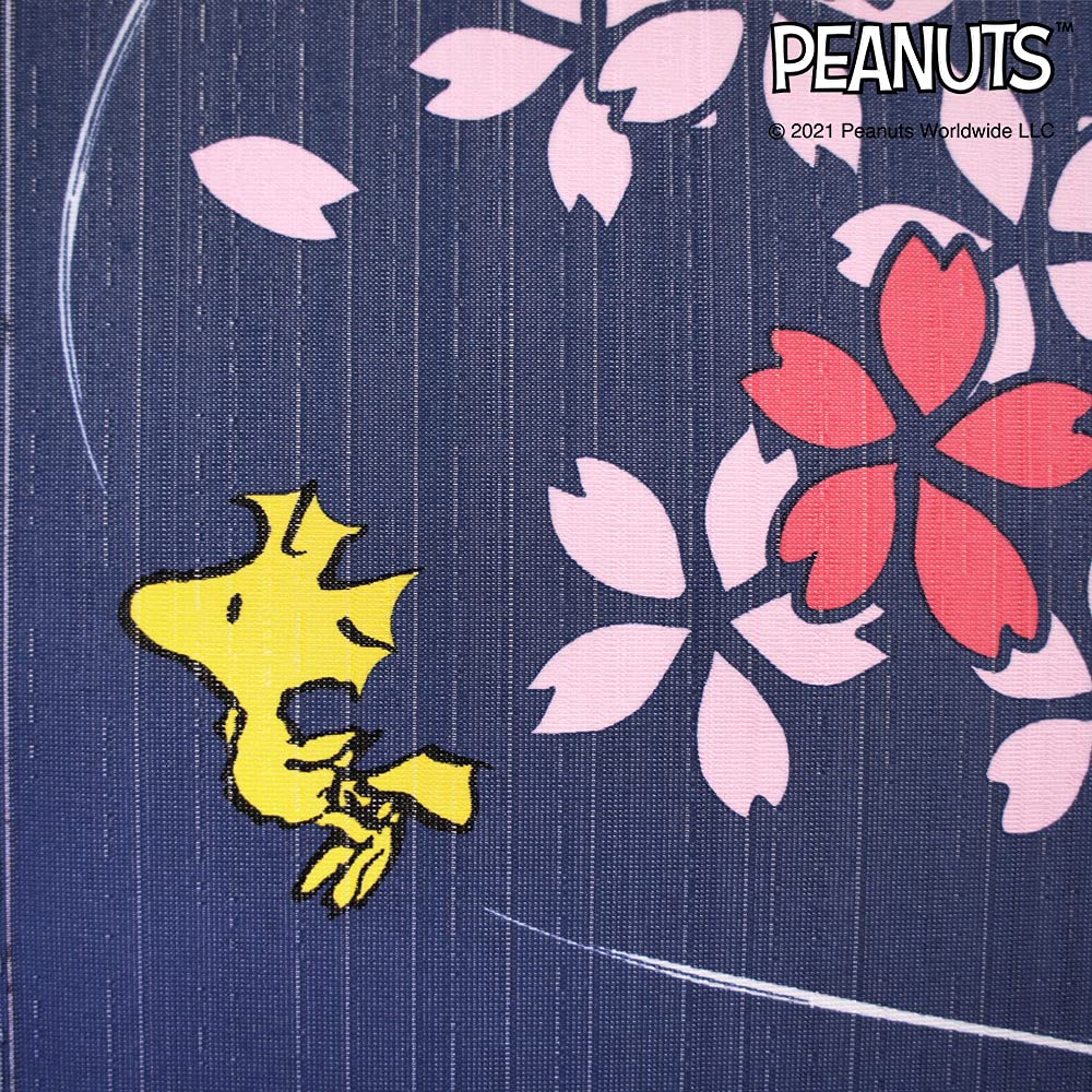 Noren Kobo Snoopy Goods Noren Curtain Room Divider Cherry Blossom SNOOPY PEANUTS Width 85cm Length 150cm 11410