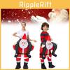 Holiday Inflatable Costume With Christmas Santa Claus For Party Wear Adults Children