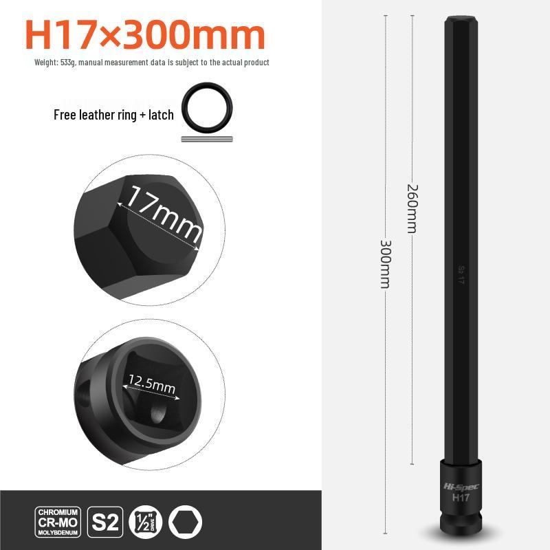 Hexagonal S2 Electric Impact Wrench Screwdriver Bit