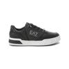 Emporio Armani EA7 Round Toe Thick Sole Logo Lace-Up Low-Top Sneakers Unisex Sneakers Black X8X121XK295S342