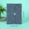 Customizable A5 PU Leather Notebook with Buckle, for Business or Diary Use - Loose-leaf Design.
