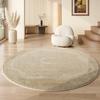Modern Irregular Lines Round Rug For Bedroom Living Room Flooring Waterproof Slip Resistant Stain Resistant Home Decor
