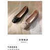 Fashion 2024 Retro Bow Patent Leather Women's Ballet Flats Autumn Slip-On Casual Shoes Round Toe Burgundy Loafers Zapatos De Mujer