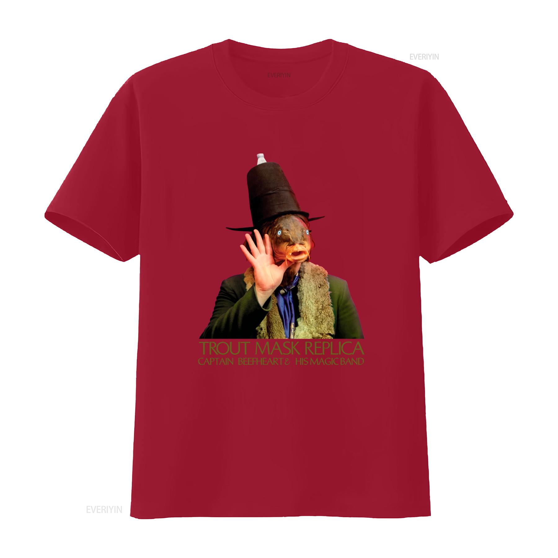 America Musician Captain Beefheart Trout Mask Replica Magic Band St Clair T Shirt vintage Washed streetwear designer clothes S