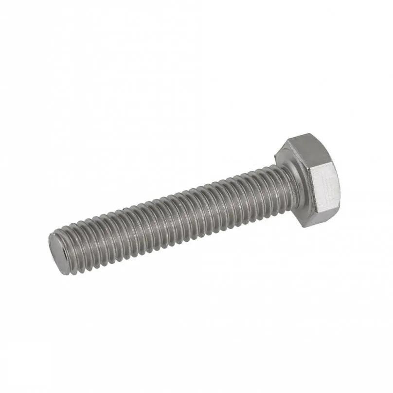 1/5/10/25pcs 304 Stainlesss Steel External Hex Hexagon Head Screws M4 M5 M6 M8 M10 Full Threaded Outer Hexagon Head Bolts