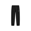 Li Ning Sports Lifestyle Series Loose Fit Letter Embroidery Brand Logo Tapered Knit Joggers Women Joggers AKLV844-2