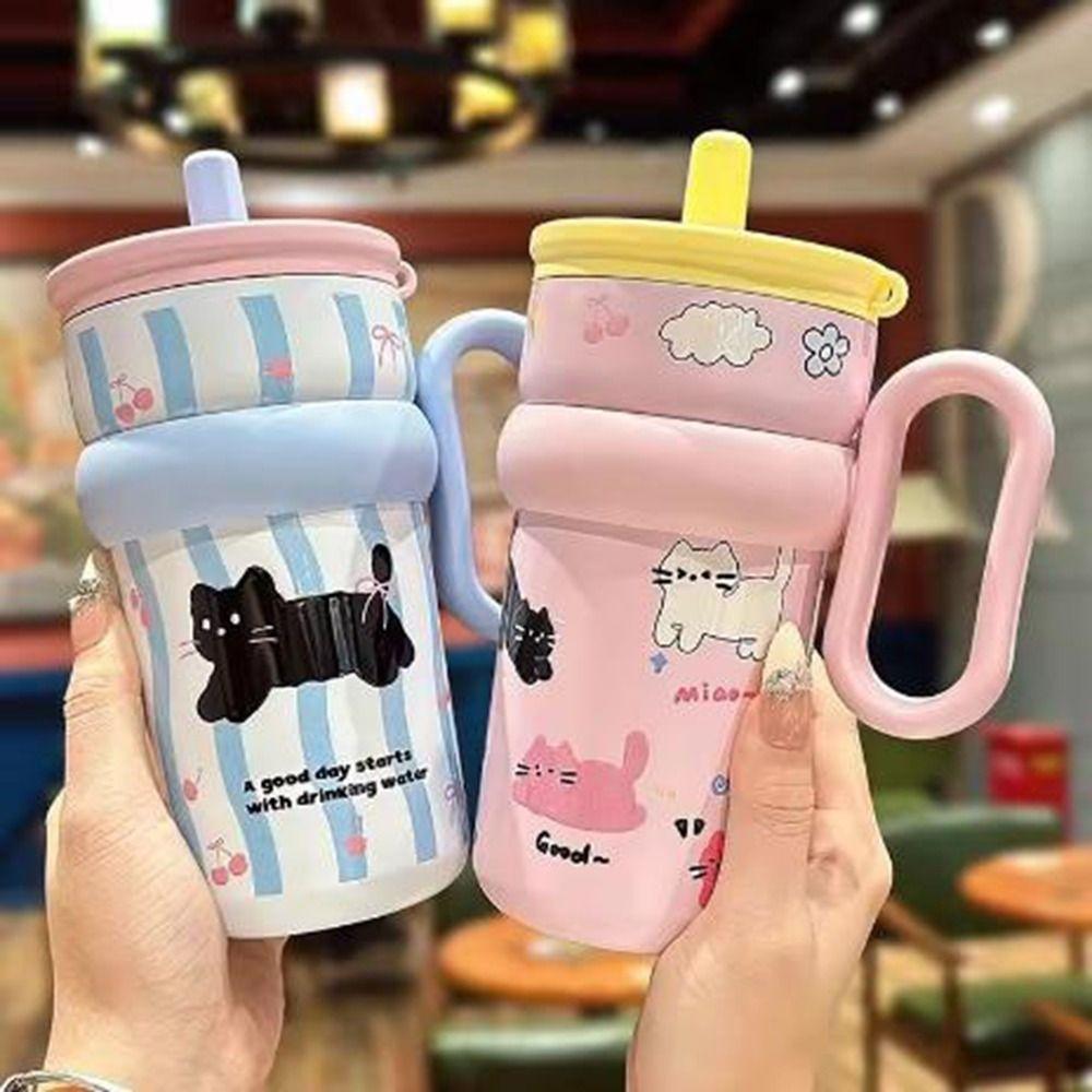 540ml Insulated Water Bottle 316 Stainless Steel Thermal Cup Portable Insulated Cup  Office
