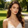 Fish Bone Necklace, Punk Street Style Hollow Fish Skeleton Pendant Design, Durable Alloy Chain for Women And Girls