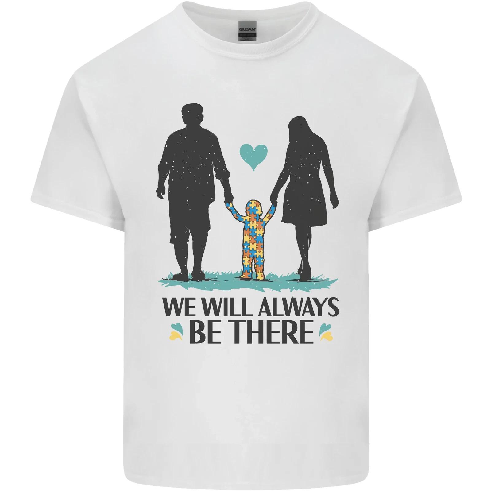 Autism We Will Always Be There Autistic Kids T-Shirt Childrens 4XL