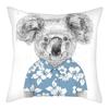 45X45Cm Cute Koala Cushion Cover Cartoon Animal Koala Polyester Pillowcase Family Waist Pillowcases Home Decor Sofa Car