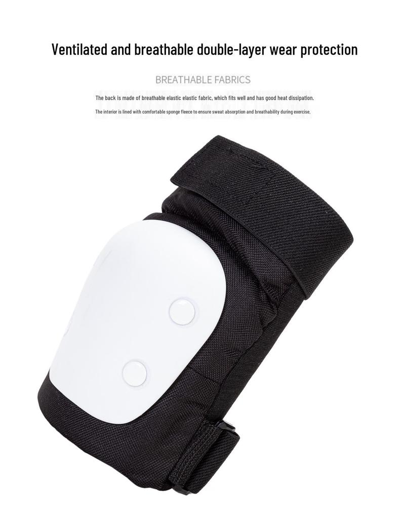 Adult & Kids Six-Piece Protective Skate Gear Set: Hand Guards, Knee & Elbow Pads for Roller Skating or Electric Scooters