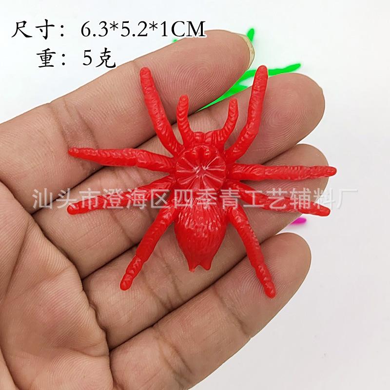 Fake Spiders Can Be Mixed with Halloween Layout Props Mini Little Spiders Trick Simulation Spoof