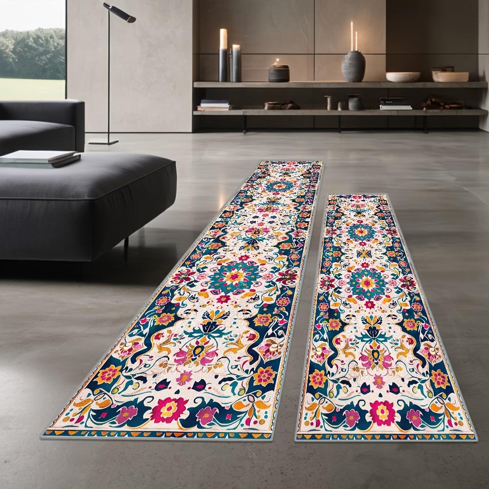 Vintage Floral Carpet Runner Rug Kitchen Rug Doormat Welcome Mat Rug For Bedroom Carpet For Live Room Home Dec
