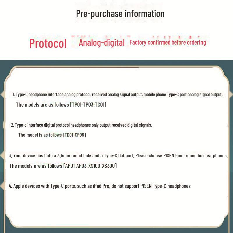 PISEN Typ-C Kabelgebundene Semi-In-Ear-Kopfhörer mit Inline-Mikrofon für HiFi-Musik & Anrufe auf Mobiltelefonen und Computern