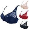 C D Cup Big Size Women Bra Lace Hollow Out Underwear Sexy Ultrathin Transparent Brassiere