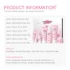 LAIKOU Japan Sakura Skin Care 7-pieces set, Face Cleanser Toner Serum Cream Mud Mask Sunscreen Eye Cream
