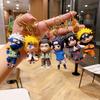 Naruto Anime Schlüsselanhänger – Kawaii Cartoon Anhänger, Rucksack-/Autodekoration, Mini Actionfigur Spielzeug, Cooles Geschenk für Fans