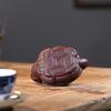 Handmade Yixing Zisha Dragon Turtle Tea Pet Sculpture for Tea Ceremony