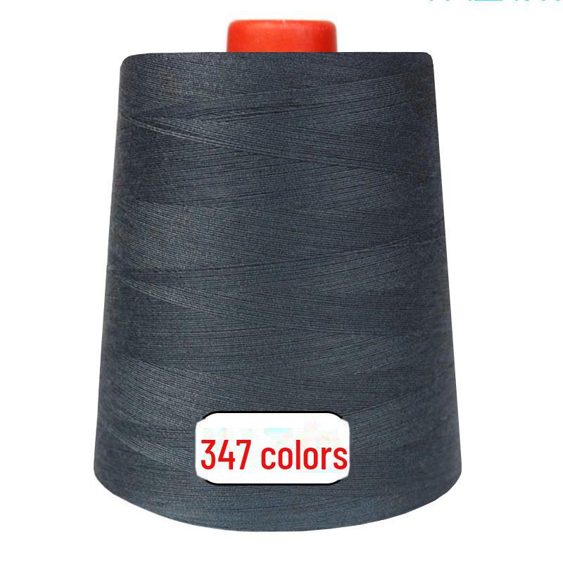Fengtian 403 High-Speed Polyester Sewing Thread Roll - Black & White Pagoda Thread for Computerized Flat Sewing Machines