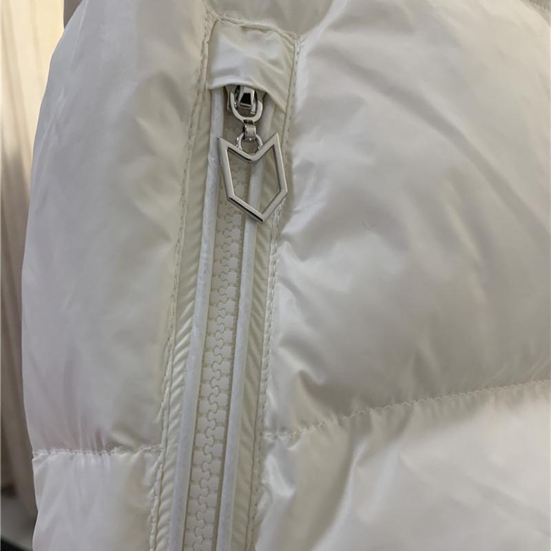 Frauen Herbst Weiße Ente Unten Mantel Jacke Gepolsterte Weste Stehkragen Ärmellose Zipper Tasche Verdicken Lose Alle Spiel Einfarbig