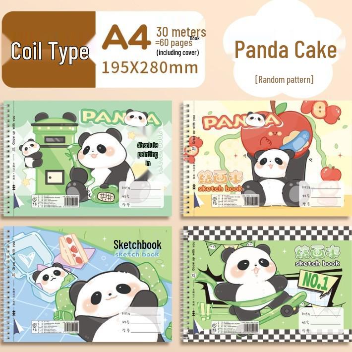 

Милая капибара и рыба-фугу Книга для рисования формата А4 для детей - Пустые страницы, на спирали для первоклассников