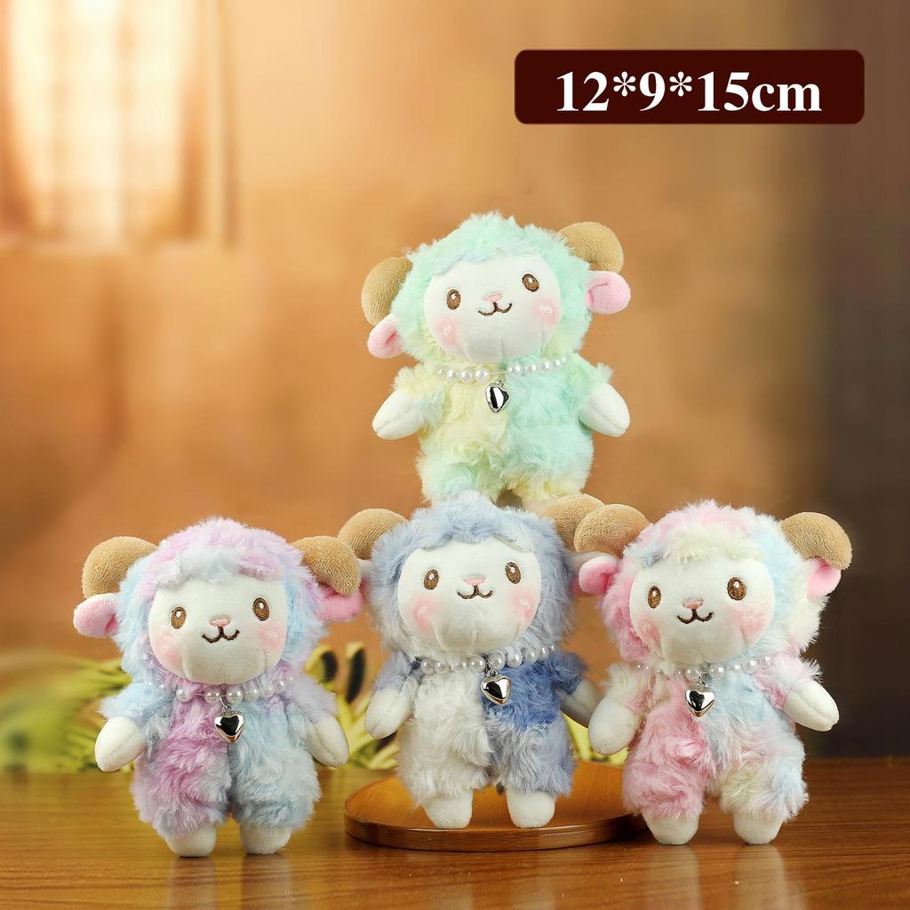 Charming Cute Necklace: Lucky Woolen Toy Bag Pendant & Keychain Claw Machine Doll Gift