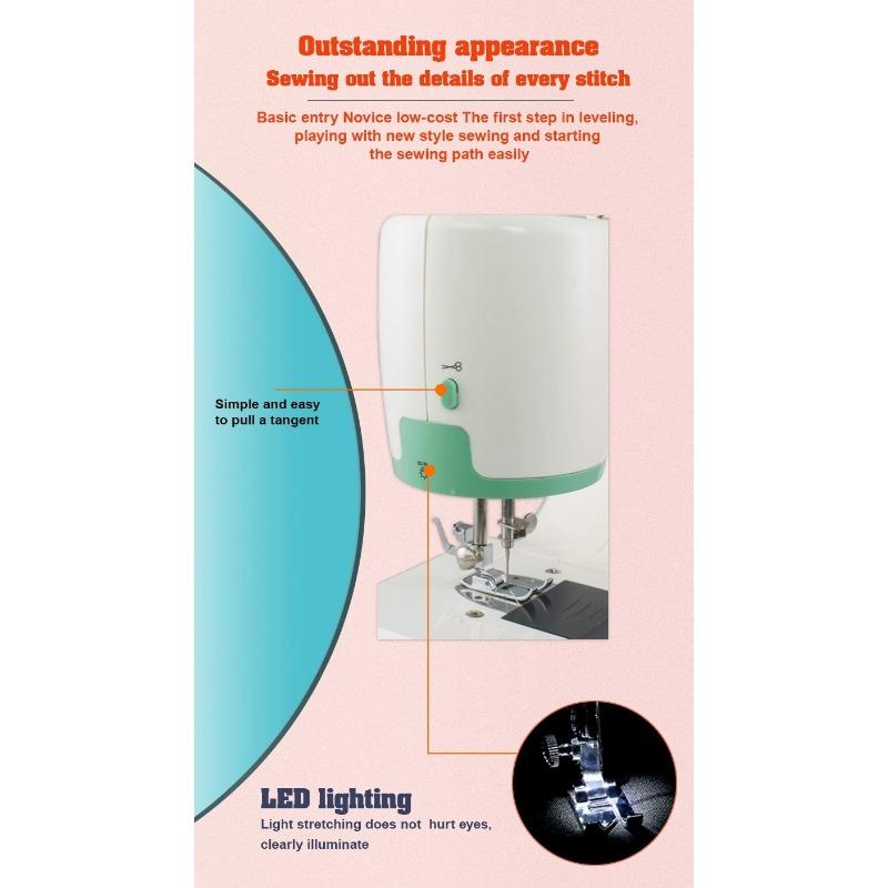 Mini-Nähmaschine für Zuhause Multifunktionale Elektrische Nähmaschine