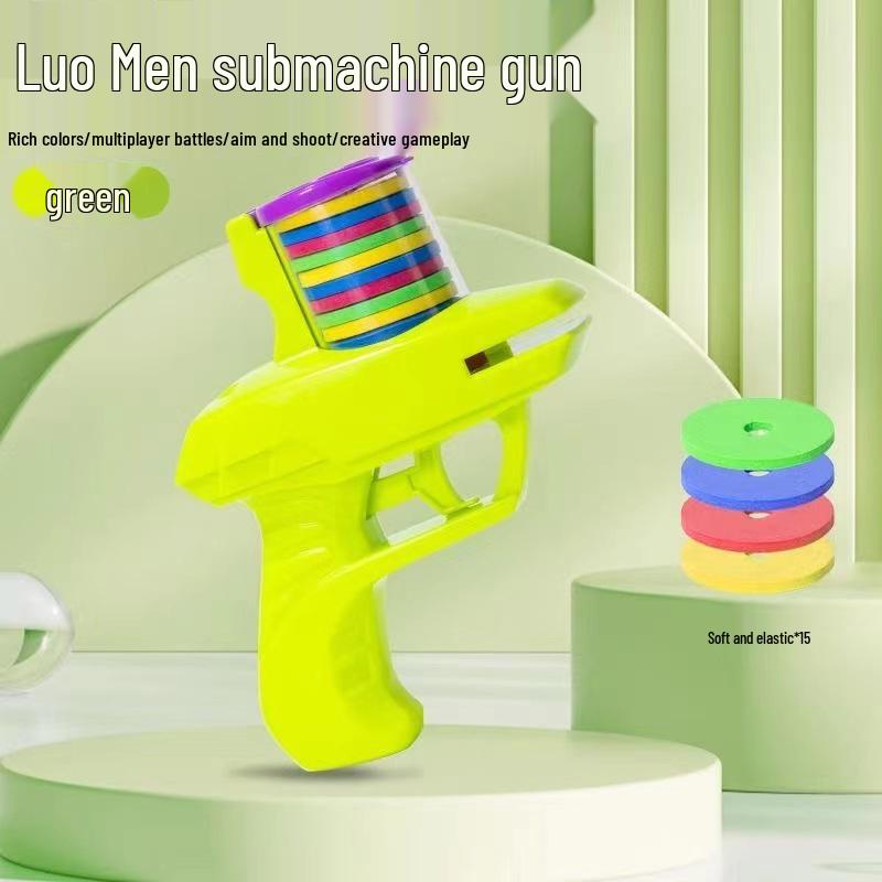 Interactive Cross-Border Carrot Gun & Flying Saucer Toy - Parent-Child Indoor/Outdoor Battle Games
