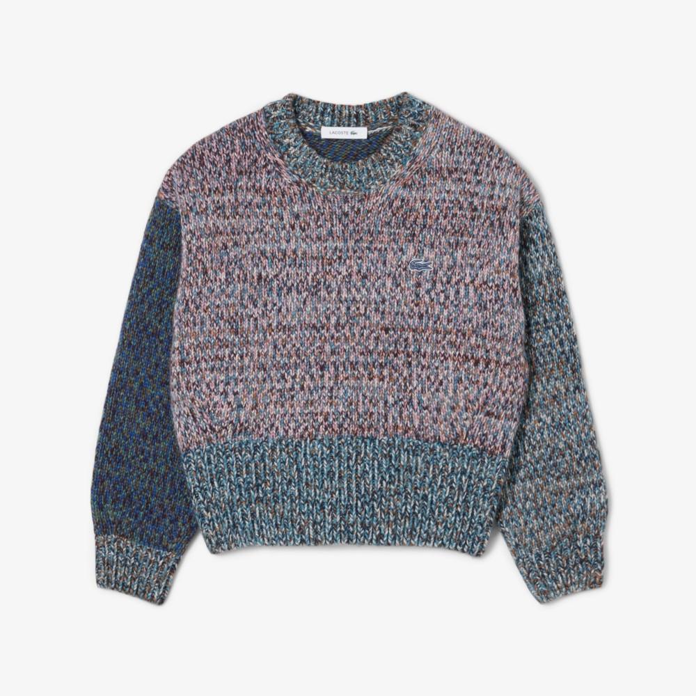 Lacoste Women's Winter Cozy Color-Mix Sweater AF4008-55NKSE
