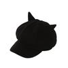 Adjustment Cat Ear Hat Cute Cat Ears Women Hat Retro British Beret Hat  Painter
