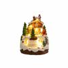 Musical House with Night-Light Tabletop Decoration Battery-Operated for Nursery