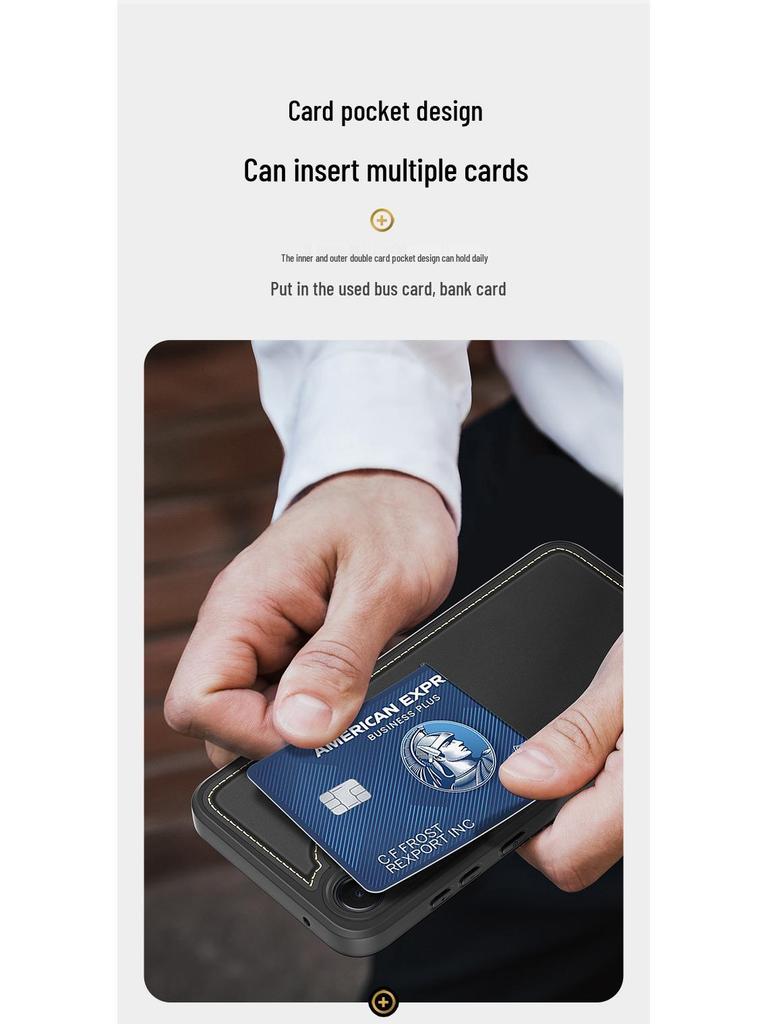Samsung A55 Cross-Body Case with Card Holder & Full Coverage Anti-Drop Protection
