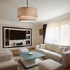 Modern Fixture E27 Led Minimalist Dining Room For Living Bedroom Study Double Linen White-black-beige Fabric Pendan Light