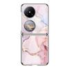 Premium Electroplated Glass Phone Case Pocket 2 With Marble Crack Design Hard Shell Cover