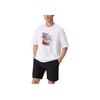 Levis Loose Casual Patch Soft Round Neck Short Sleeve T-Shirt Men Tops White 002XI-0000