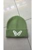 New Butterfly Knitted Hat Children's Autumn and Winter Outdoor Loose Face Small Big Head Circumference Warm Ear Protection Wool Cold Hat