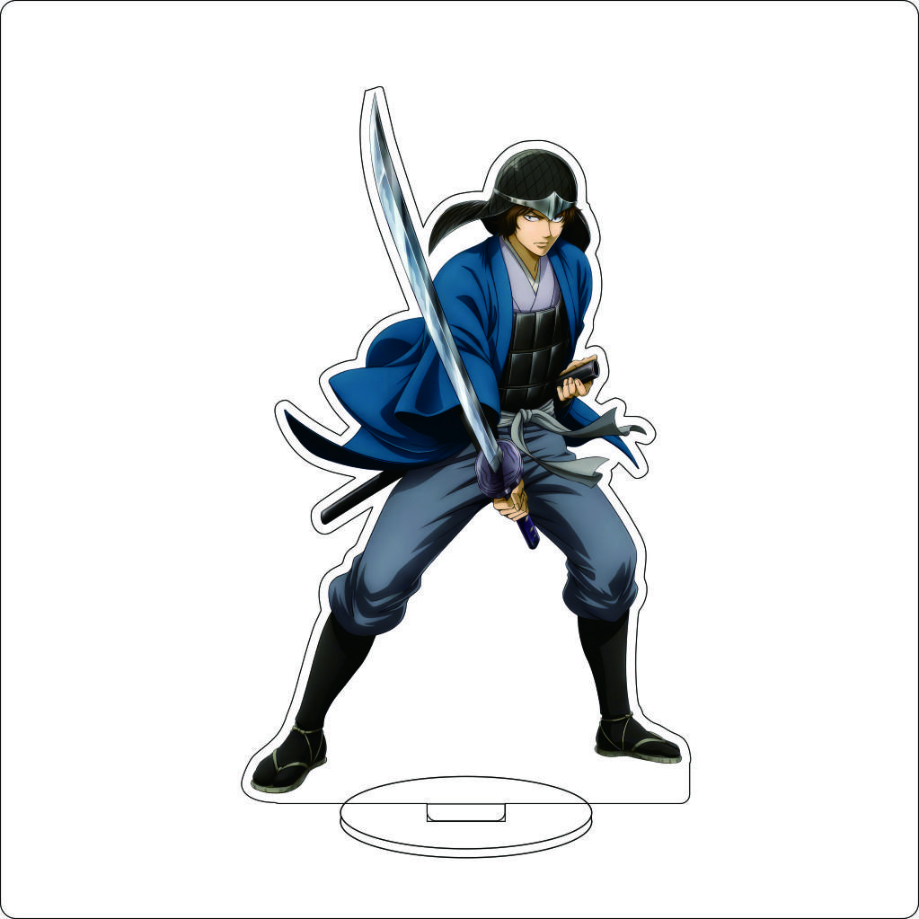 16CM Anime Gintama Cosplay Acrylic Stand Ornaments Kagura Kondou Isao Katsura Kotarou Sakata Gintoki Figure Stand Gifts