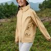 Columbia Trail Series Solid Logo Packable Hooded Waterproof Jacket Women Jacket Yellow WR9074-292