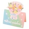 Mothers Day Flower Cards 10Pcs 3D Thank You Card, Floral Bouquet Greeting Best Wishes Note Card Appreciation Gifts for Anniversary, Mother's