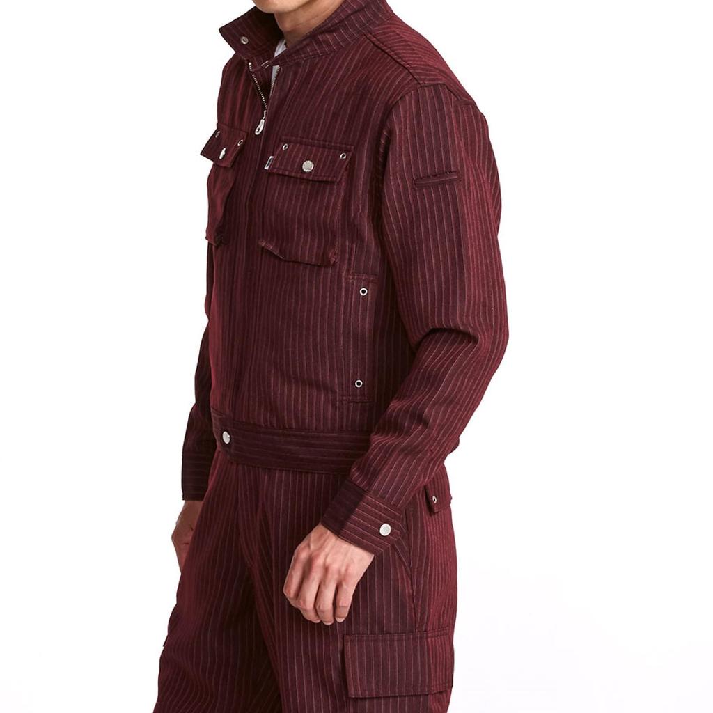 Toraichi TORA Jacket Size Silver Rider's (Striped Polyester) 127-4309-554, 4L, 37,