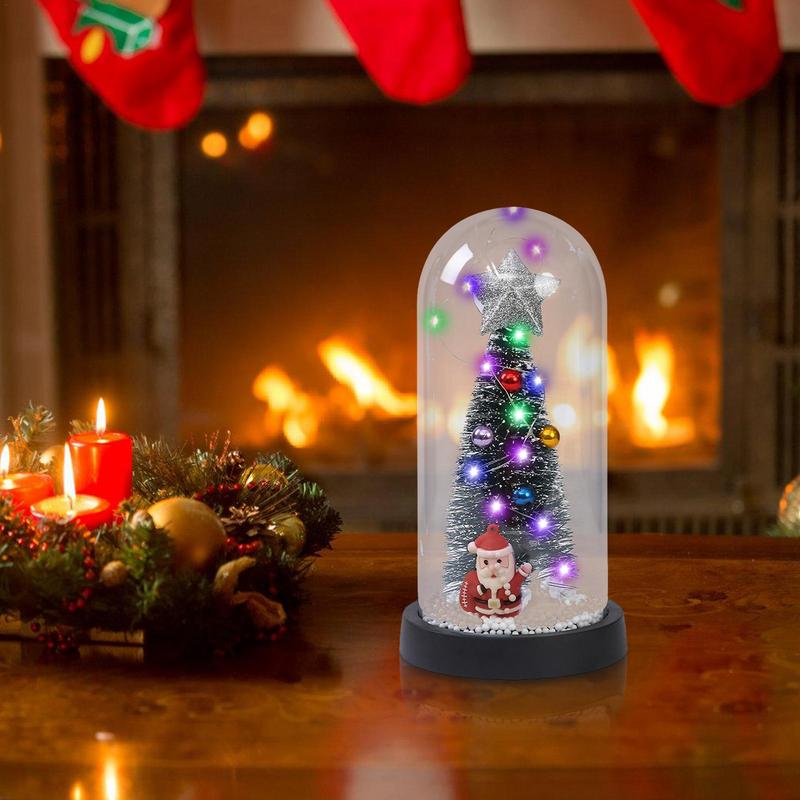 Christmas Tree Nightlight Christmas Tree Glowing Night Light With Acrylic Cover Artificial Christmas Tree Christmas Decor