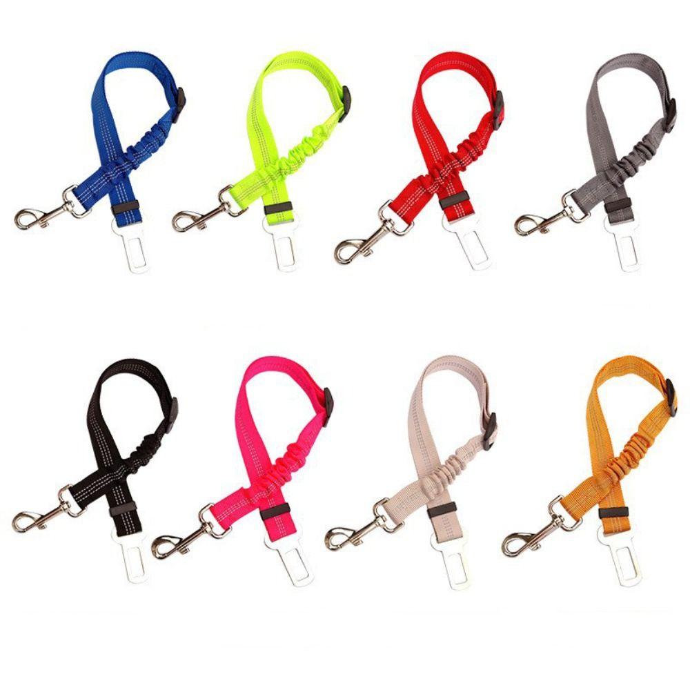 

Pet Supply Clip Puppy Seat Belt Elastic Harness Anti-Shock