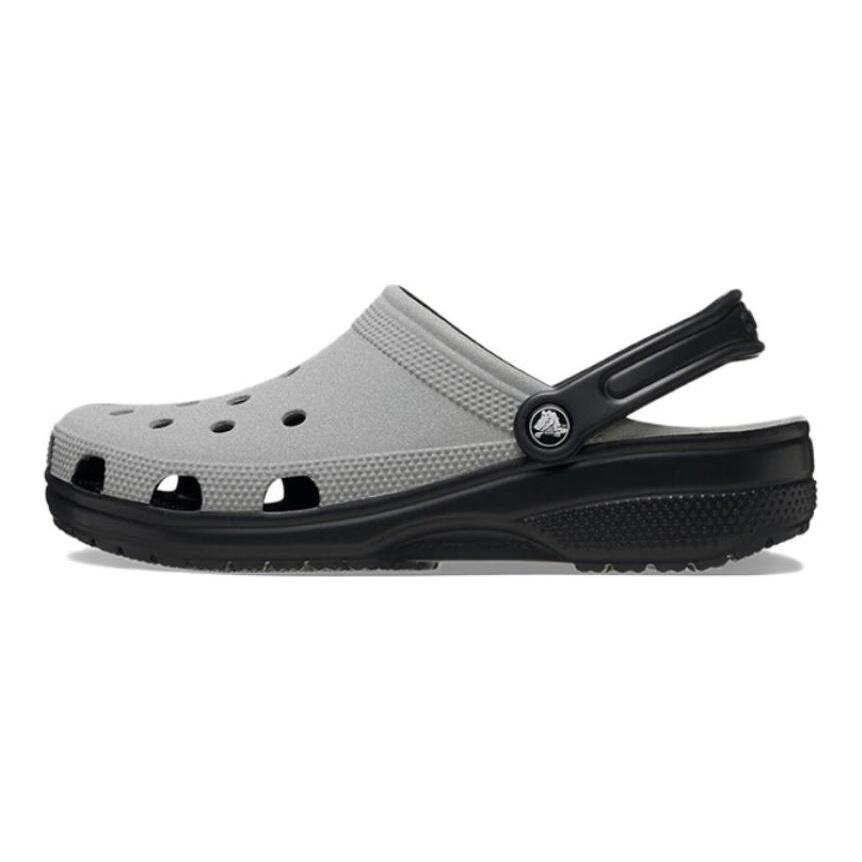 Crocs Casual Fashion Hole Shoes Men's Black Grey