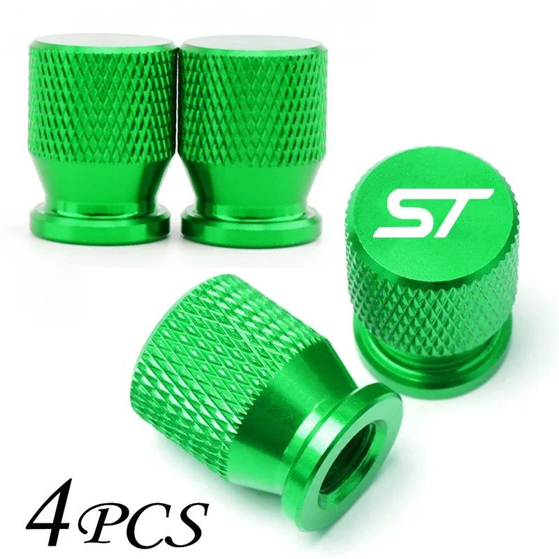 Car Accessories Wheel Tire Valve Airdust Waterproof Caps Tyre Stem Covers For Ford ST FOCUS 2 3 Mondeo Fiesta Kuga MK2 MK3 MK4