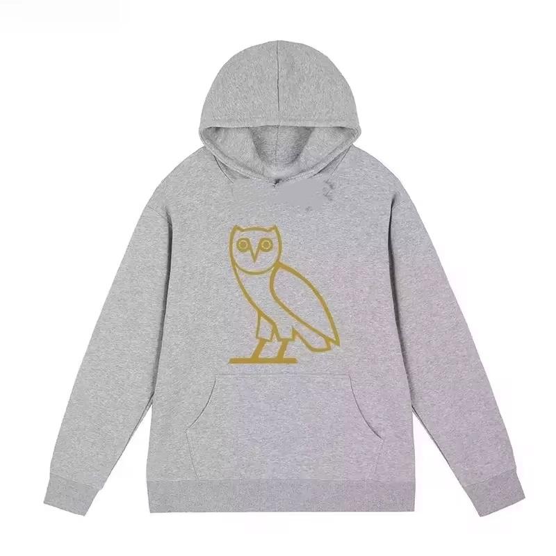 Tendance Mode 2025 Sweat à Capuche pour Femmes et Hommes Motif Simple Hibou Album Drake Canard Œuf Rap Style Hip-Hop Sweat-shirt moto