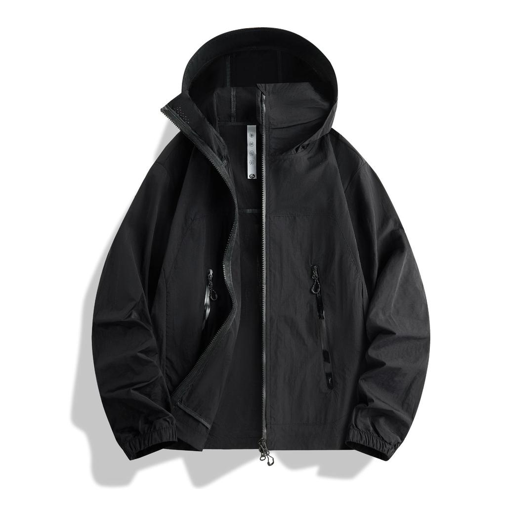 Summer new sunscreen clothing outdoor sports light and breathable men's and women's trend versatile couple hooded sunscreen clothing