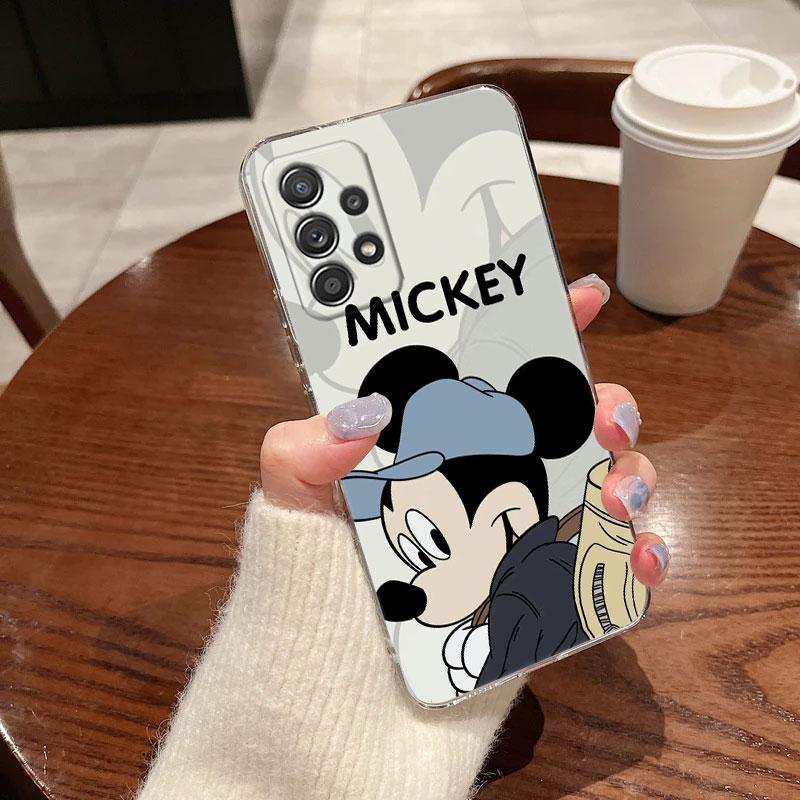Disney Cartoon Clear Case For Samsung Galaxy A57 A37 A56 A36 Cases A55 A54 A35 A26 A07 A17 A16 A06 A34 A15 Soft Shockproof Cover