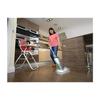 Black+Decker BHSM166DSM 11-in-1 Corded Steam Mop, 1600W, 500 Ml Tank, 20-Minute Runtime, SteamMitt - White/Turquoise
