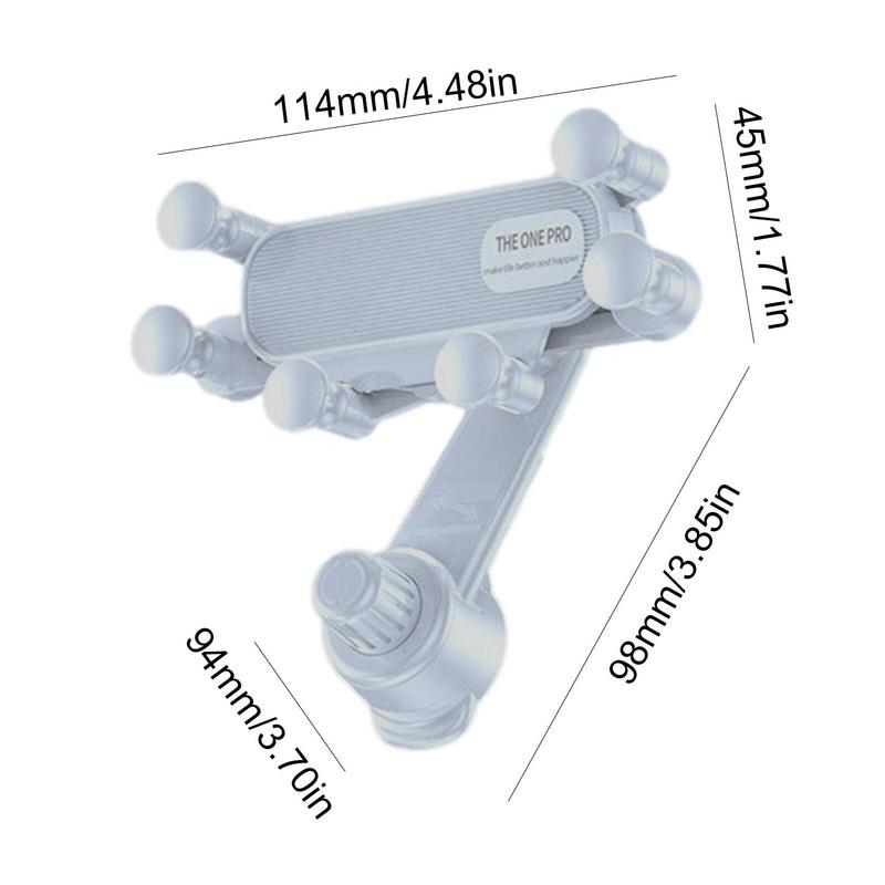 Lüftungshalterung für Handy für Auto Automobil 360 Grad drehbar rutschfest Auto Lüftungsschlitz Handyhalterung stabil tragbarer Handy Ständer für